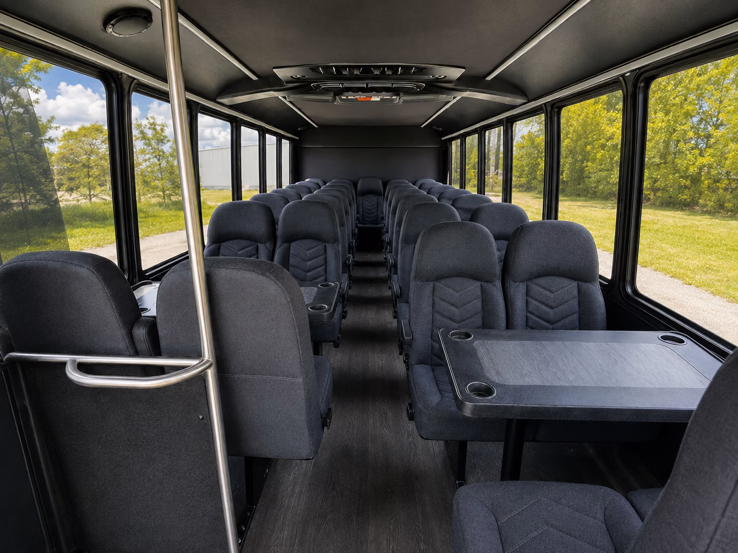 baytown 20 passenger minibus interior