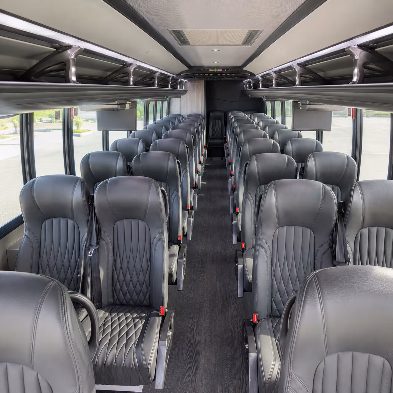 baytown 30 passenger minibus inside