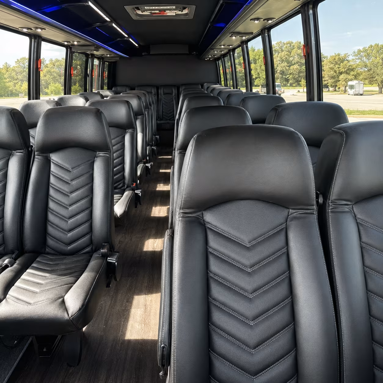 baytown bus rental service area