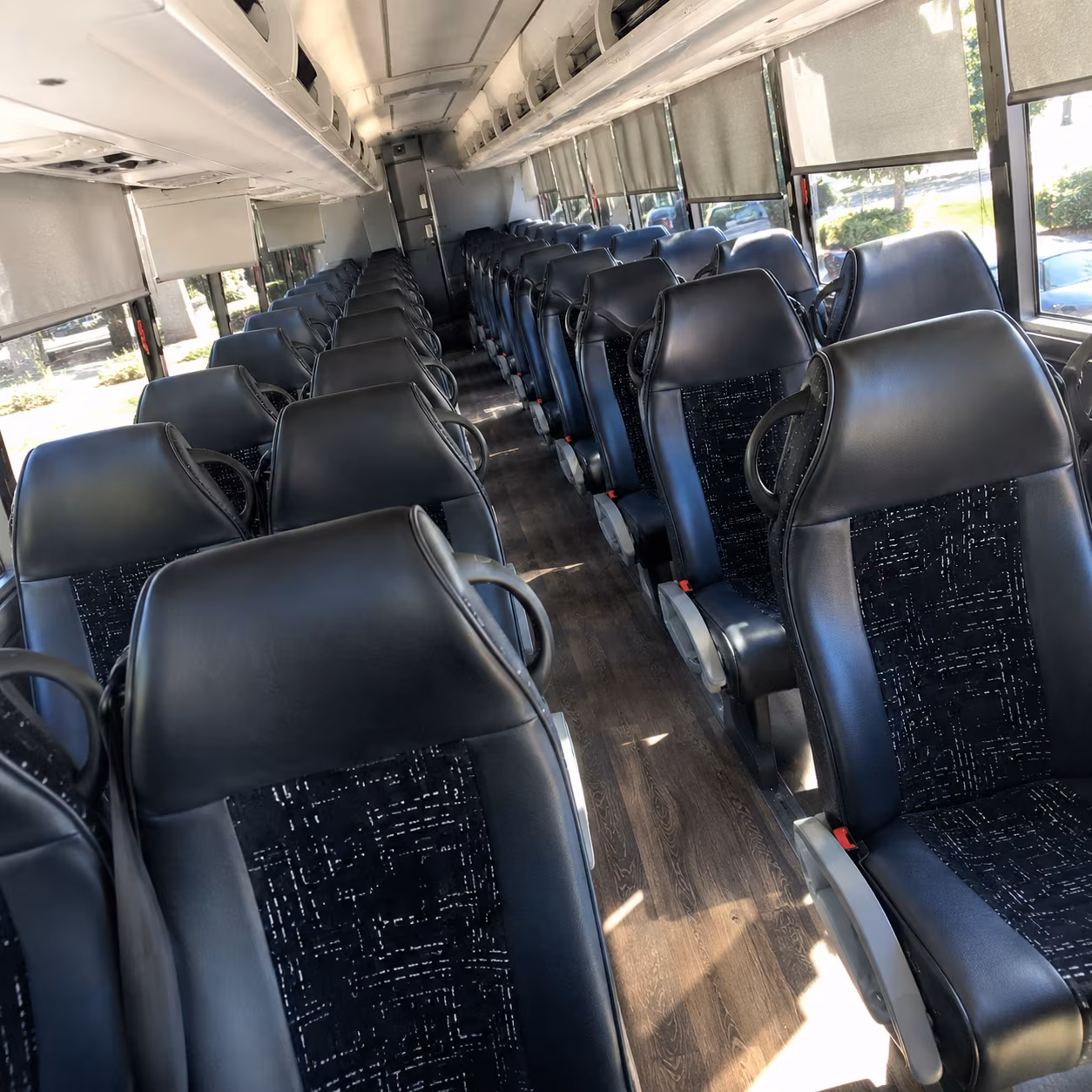 baytown charter bus inside