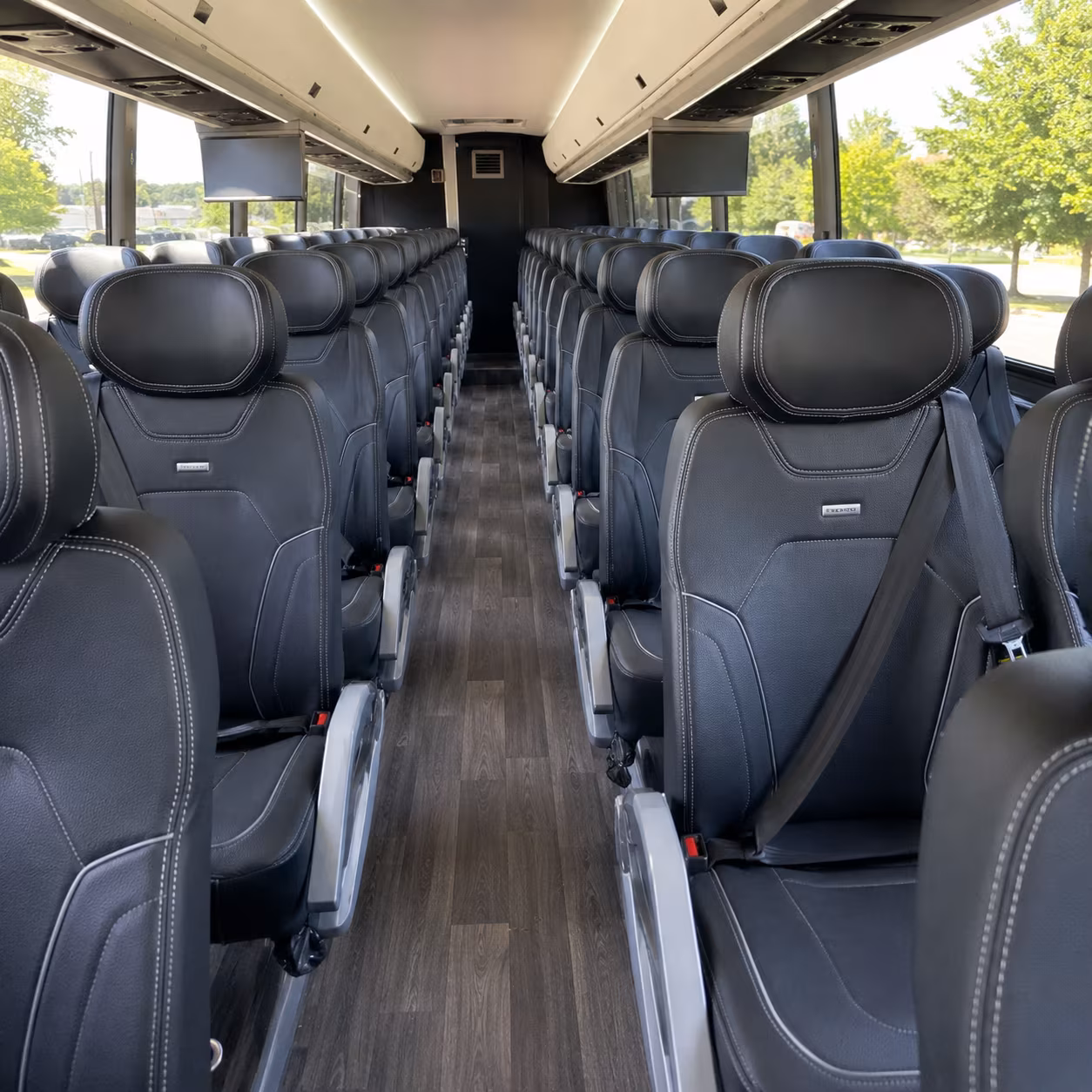 baytown charter bus interior