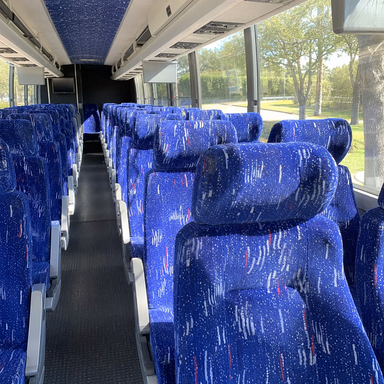 baytown long distance charter bus rental