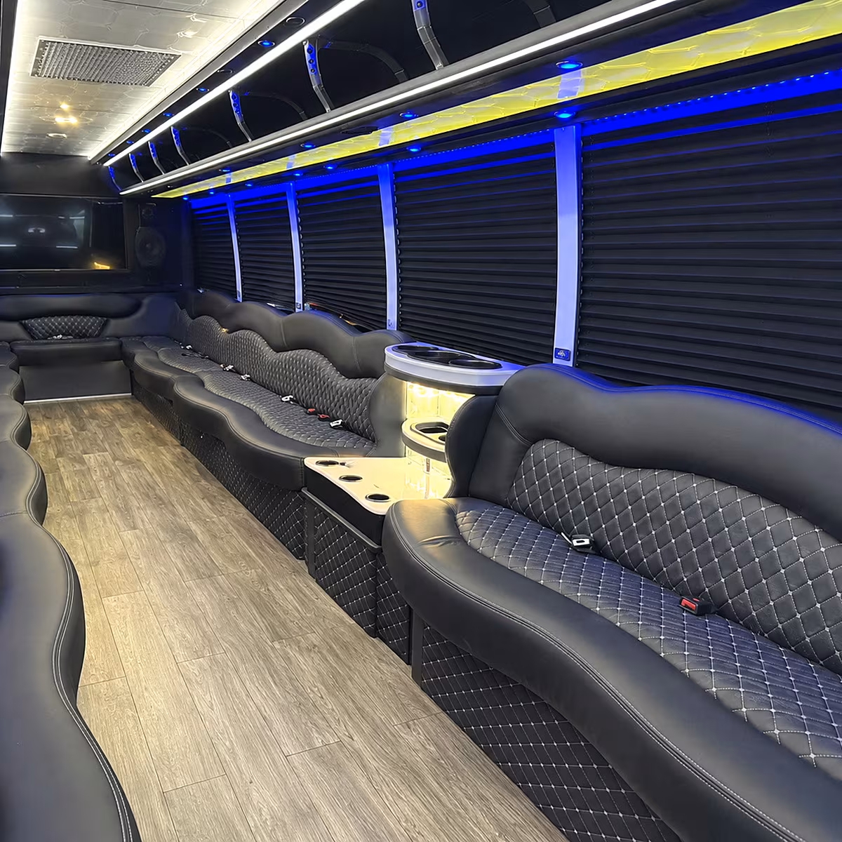 baytown party bus interior