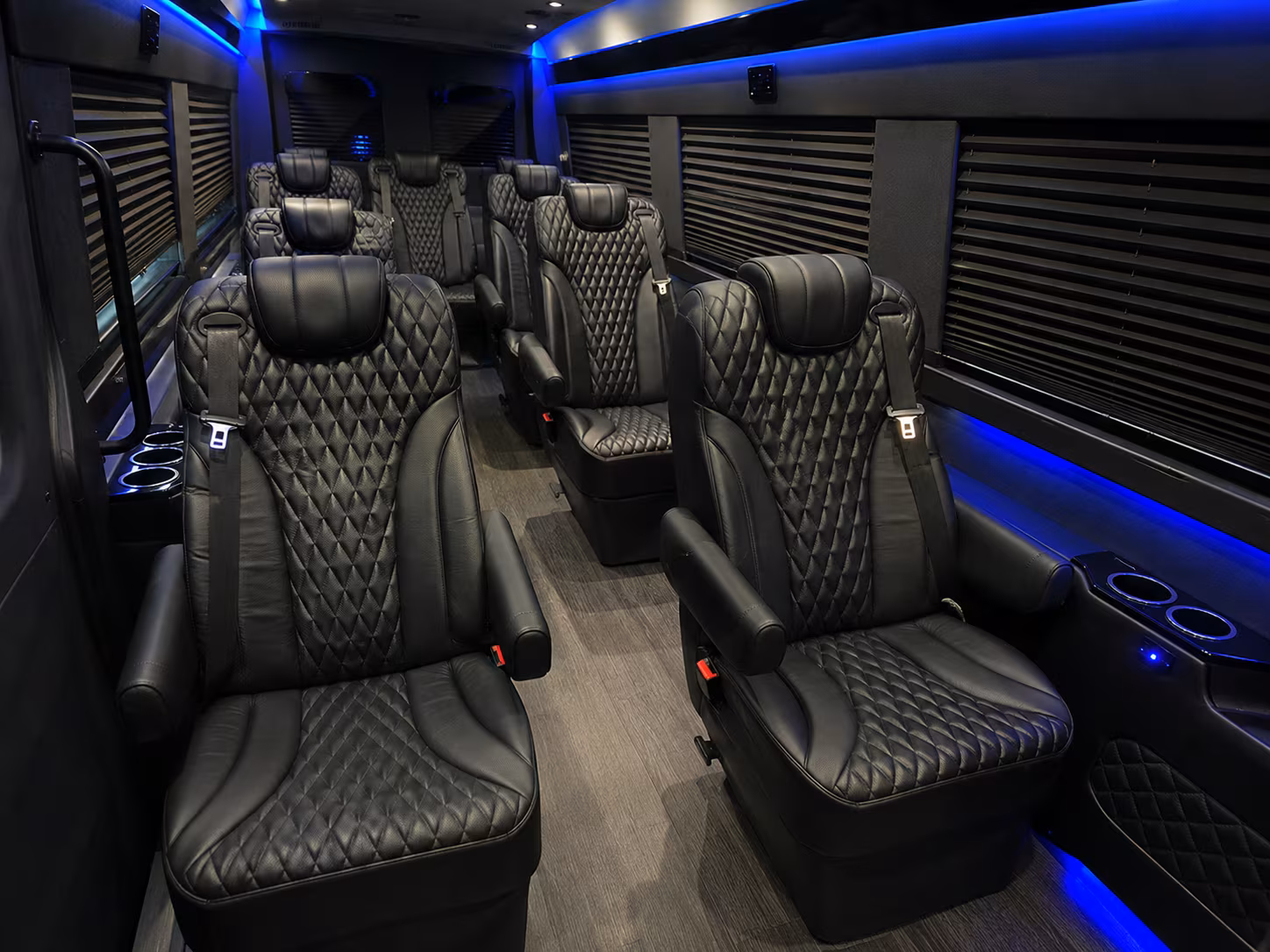 baytown sprinter van with driver inside