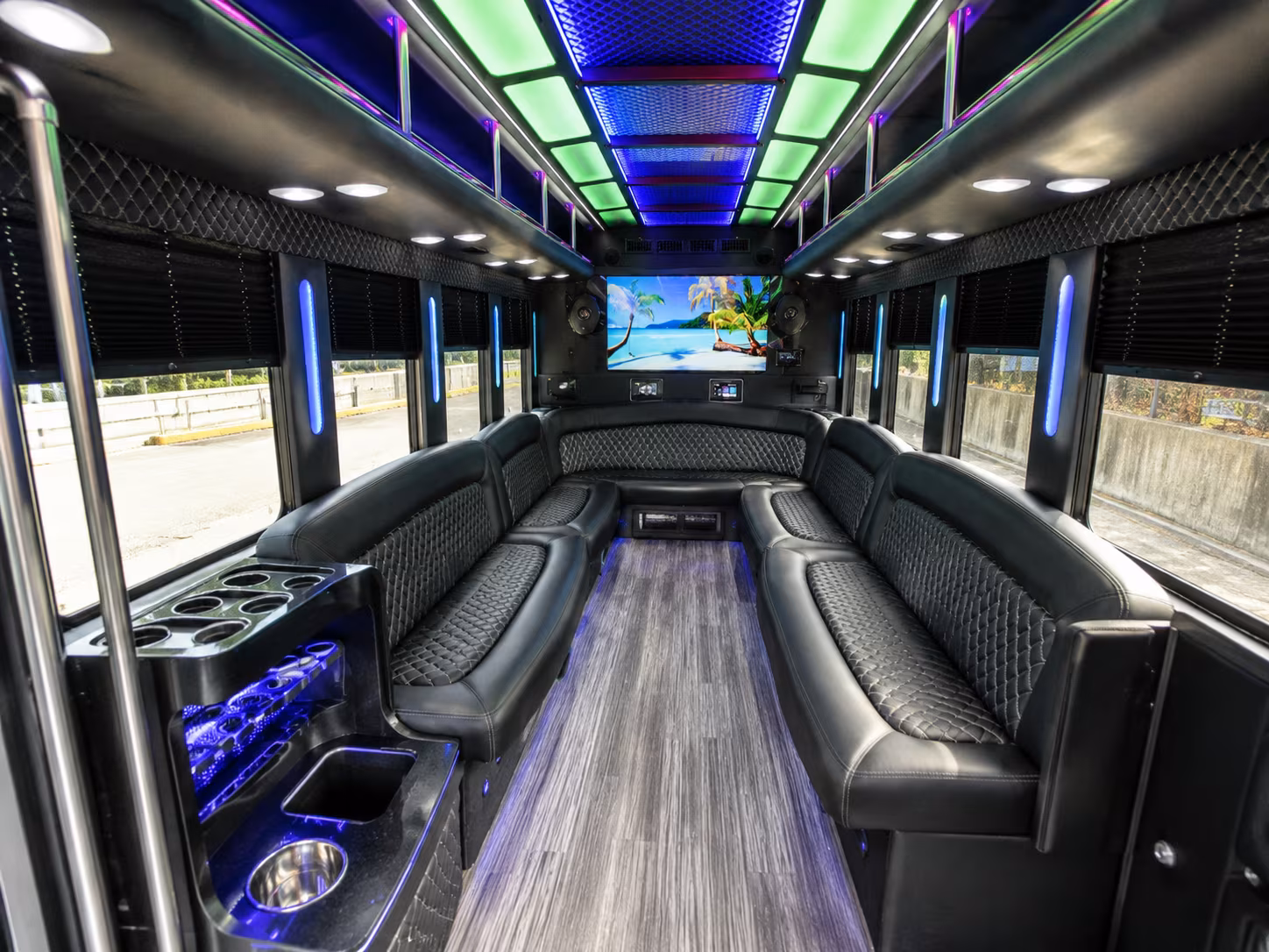 party buses to cynthia woods mitchell pavilion concerts
